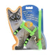 Nylon Pet Cat Chest Harness Leash Set Adjustable Kitten Chest Collar Rope Pet Harness Lead Belt Cat Walking Accessories 120cm