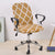 Office Chair Cover Spandex Plaid Computer Seat Protector Para Sillas  Stretch Seat Case 2 Pieces Set Removable and Washable