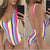 One Piece Swimsuit Women Swimwear Monokini Girls Swimwear Sexy Swimsuit for Girls Trikini Summer Beach Swim Print Solid Style