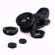 Orsda phone lens Fisheye 0.67x Wide Angle Zoom lens fish eye 6x macro lenses Camera Clip phone for smartphone All CellPhones