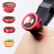 Orsda phone lens Fisheye 0.67x Wide Angle Zoom lens fish eye 6x macro lenses Camera Clip phone for smartphone All CellPhones