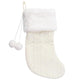 OurWarm Knitted Christmas Stocking with Plush Ball Christmas Gift Bag New Year Socks Xmas Tree Hanging Ornaments Home Decoration