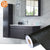 PVC Self Adhesive Waterproof Black Wood Wallpaper Roll Furniture Door Desktop Cabinets Wardrobe Vinyl Wall Sticker Contact Paper