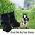 Pet Dog Front Feet Paws Cover Breathable Dogs Boots Prevent Scratching Dog Paw Protect Shoes Socks Non-slip Rubber Sole 2PCS