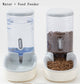 Petshy 3.8L Pet Cat Automatic Feeders Plastic Dog Water Bottle Large Capacity Food Water Dispenser Cats Dogs Feeding Bowls