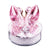 Pink Crystal Steering Wheel Covers Women Girls Car Decoration Interior Accessories Rhinestone Ashtray Crystal Diamond Tissue Box