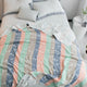 Plaid Pattern Printing Summer Quilt Towel Blanket Thin Comforter Fashion Soft Bedspread Throw For Bed Plane Air Travel