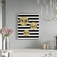 Pop Fizz Clink Stripe Graphic Art on Wrapped CanvasPop Fizz Clink Stripe Graphic Art on Wrapped Canvas