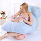 Pregnant Women Sleeping Support Pillow Cotton Pillowcase U Shape Maternity Pillows Pregnancy Side Sleeper Bedding Dropshipping