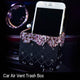 Purple Crystal Car Ornaments Decoration Rhinestone Steering Wheel Cover for Girls Car Ashtray Pendant Interior Car Accessories