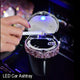 Purple Crystal Car Ornaments Decoration Rhinestone Steering Wheel Cover for Girls Car Ashtray Pendant Interior Car Accessories