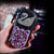 Purple Crystal Car Ornaments Decoration Rhinestone Steering Wheel Cover for Girls Car Ashtray Pendant Interior Car Accessories