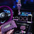 Purple Crystal Car Ornaments Decoration Rhinestone Steering Wheel Cover for Girls Car Ashtray Pendant Interior Car Accessories