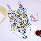 Sexy Plus Size Swimwear Women 2019 One Piece Swimsuit Black Retro Swimming Wear for Bathing Suits monokini maillot de bain femme