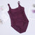 Sexy Plus Size Swimwear Women 2019 One Piece Swimsuit Black Retro Swimming Wear for Bathing Suits monokini maillot de bain femme