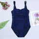 Sexy Plus Size Swimwear Women 2019 One Piece Swimsuit Black Retro Swimming Wear for Bathing Suits monokini maillot de bain femme