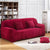 Solid Color Thick Plush Stretch Couch Cover for Living Room Elastic Sofa Cover Universal Sectional Slipcover 1/2/3/4 seater