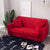 Solid Color Thick Plush Stretch Couch Cover for Living Room Elastic Sofa Cover Universal Sectional Slipcover 1/2/3/4 seater