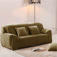 Solid Color Thick Plush Stretch Couch Cover for Living Room Elastic Sofa Cover Universal Sectional Slipcover 1/2/3/4 seater