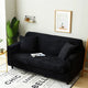 Solid Color Thick Plush Stretch Couch Cover for Living Room Elastic Sofa Cover Universal Sectional Slipcover 1/2/3/4 seater