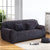 Solid Color Thick Plush Stretch Couch Cover for Living Room Elastic Sofa Cover Universal Sectional Slipcover 1/2/3/4 seater