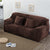 Solid Color Thick Plush Stretch Couch Cover for Living Room Elastic Sofa Cover Universal Sectional Slipcover 1/2/3/4 seater