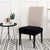 Solid  Dining Chair Cover Elastic Half-wraped Seat Case for Kichen Wedding Banquet Hotel Chair Cushions Cover Removable Washable