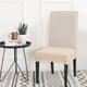 Solid  Dining Chair Cover Elastic Half-wraped Seat Case for Kichen Wedding Banquet Hotel Chair Cushions Cover Removable Washable