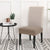 Solid  Dining Chair Cover Elastic Half-wraped Seat Case for Kichen Wedding Banquet Hotel Chair Cushions Cover Removable Washable