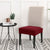 Solid  Dining Chair Cover Elastic Half-wraped Seat Case for Kichen Wedding Banquet Hotel Chair Cushions Cover Removable Washable