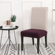 Solid  Dining Chair Cover Elastic Half-wraped Seat Case for Kichen Wedding Banquet Hotel Chair Cushions Cover Removable Washable
