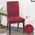 Spandex Printing Chair Cover Elastic Chair Slipcover Modern Removable Anti-dirty Seat Case for Kitchen Dining Room