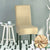 Spandex Printing Chair Cover Elastic Chair Slipcover Modern Removable Anti-dirty Seat Case for Kitchen Dining Room