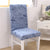 Spandex Printing Chair Cover Elastic Chair Slipcover Modern Removable Anti-dirty Seat Case for Kitchen Dining Room