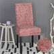 Spandex Printing Chair Cover Elastic Chair Slipcover Modern Removable Anti-dirty Seat Case for Kitchen Dining Room