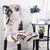 Spandex Printing Chair Cover Elastic Chair Slipcover Modern Removable Anti-dirty Seat Case for Kitchen Dining Room