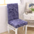 Spandex Printing Chair Cover Elastic Chair Slipcover Modern Removable Anti-dirty Seat Case for Kitchen Dining Room