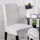 Spandex Printing Chair Cover Elastic Chair Slipcover Modern Removable Anti-dirty Seat Case for Kitchen Dining Room