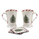 Pimpernel/Spode Christmas Tree Peppermint Irish Coffee Mug