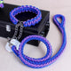 Strong Nylon Dog Collar Leash Set Braided Pet Walking Necklace Leash Traction Collar Lead Rope Small Large Dog Train Accessories