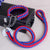 Strong Nylon Dog Collar Leash Set Braided Pet Walking Necklace Leash Traction Collar Lead Rope Small Large Dog Train Accessories