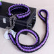 Strong Nylon Dog Collar Leash Set Braided Pet Walking Necklace Leash Traction Collar Lead Rope Small Large Dog Train Accessories