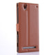 T2 Fashion Wallet PU Leather Case For Sony Xperia T2 Ultra / Dual D5322 XM50h  Magnetic Filp Cover Fundas Holder Stand Phone Bag