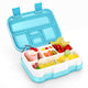 TUUTH Microwave Lunch Box Portable Multiple Grids Bento Box for School Student Kids Children Dinnerware Food Storage Container