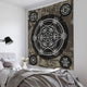 Tarot Sun and Moon Pattern Blanket Tarot Indian Mandala Tapestry Wall Hanging Bohemia Gypsy Home Bedroom Decorating Throw