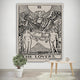 Tarot Sun and Moon Pattern Blanket Tarot Indian Mandala Tapestry Wall Hanging Bohemia Gypsy Home Bedroom Decorating Throw