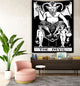 Tarot Sun and Moon Pattern Blanket Tarot Indian Mandala Tapestry Wall Hanging Bohemia Gypsy Home Bedroom Decorating Throw