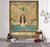 Tarot Sun and Moon Pattern Blanket Tarot Indian Mandala Tapestry Wall Hanging Bohemia Gypsy Home Bedroom Decorating Throw