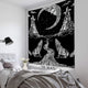Tarot Sun and Moon Pattern Blanket Tarot Indian Mandala Tapestry Wall Hanging Bohemia Gypsy Home Bedroom Decorating Throw