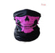 Universal Motorycle Bicycle Ski Skull Half Face Mask Ghost Scarf Multi Use Neck Warmer COD Winter Halloween Face shield